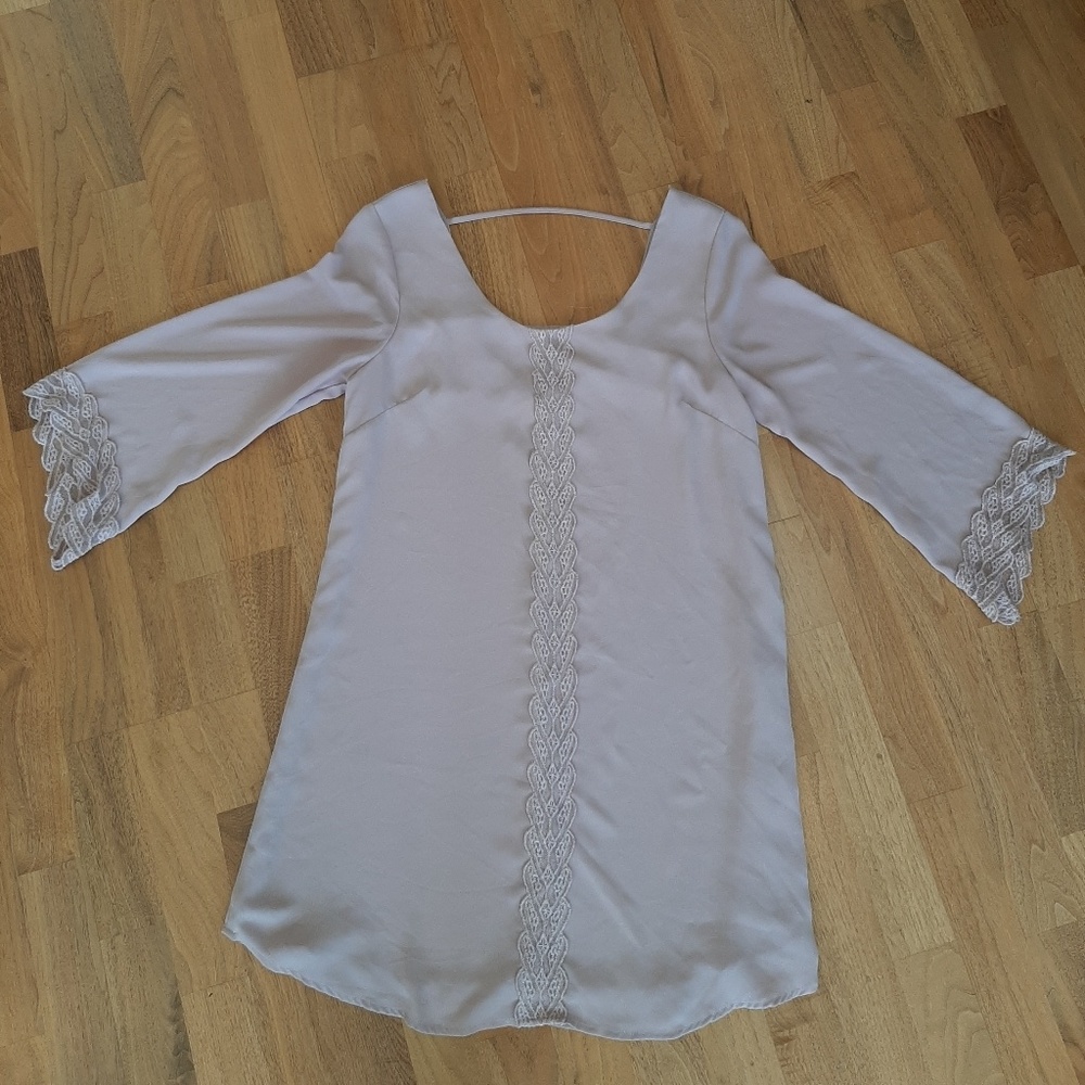 Mauve shift dress